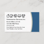 Tierklinik - Visitenkarten Visitenkarte (Vorderseite)