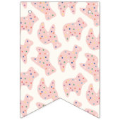 Tierkochtopf Geburtstagsbanner - Bubblegum Wimpelkette (Erste Fahne)