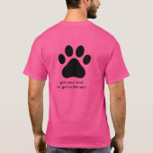 TierKontrollen-T-Shirt T-Shirt (Rückseite)