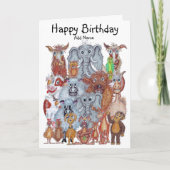 Tierkörper Karte (Vorderseite)