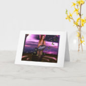 Tierkreis-alles Gute zum Geburtstag ~ Wassermann Karte (Gelbe Blume)