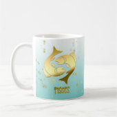 Tierkreis-Astrologie-Horoskop-Zeichen Goldfische Kaffeetasse (Links)