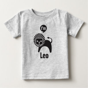 Tierkreis-Baby T-Shirt-Löwe Baby T-shirt