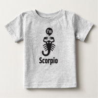 Tierkreis-Baby T-Shirt-Skorpion