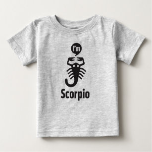 Tierkreis-Baby T-Shirt-Skorpion Baby T-shirt
