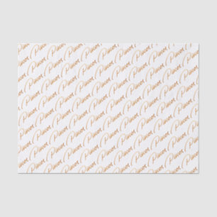 Tierkreis-"Fisch" Goldskript-Seidenpapier Seidenpapier
