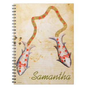 Tierkreis: Fische, C1350 Notizblock