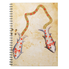Tierkreis: Fische, C1350 Notizblock