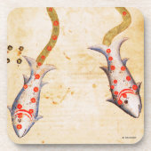 Tierkreis: Fische, C1350 Untersetzer (Vorderseite)