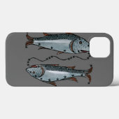 Tierkreis: Fische in der Farbe Case-Mate iPhone Hülle (Rückseite (Horizontal))