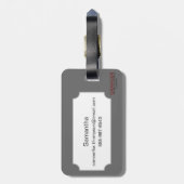 Tierkreis: Fische in der Farbe Gepäckanhänger (Rückseite vertikal)