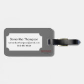 Tierkreis: Fische in der Farbe Gepäckanhänger (Rückseite horizontal)