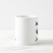 Tierkreis: Fische in der Farbe Kaffeetasse (Mittel)