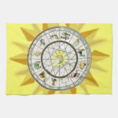 Tierkreis-Geschirrtuch Küchentuch (Horizontal)