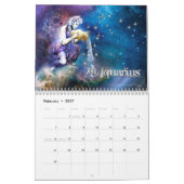 Tierkreis-Grafik-Kalender Kalender (Feb 2027)