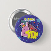 TIERKREIS - JUNGFRAU BUTTON (Vorne & Hinten)