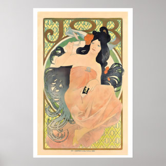Tierkreis-Kalender für La Plume897 Vintage Poster