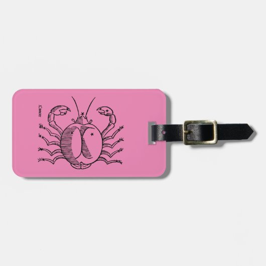 Tierkreis: Krebs, 1482 Gepäckanhänger (Vorderseite horizontal)