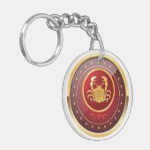 "Tierkreis-Krebs-" AcrylSchlüsselanhänger Schlüsselanhänger (Vorderseite links)