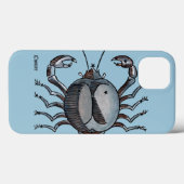 Tierkreis: Krebs in der Farbe Case-Mate iPhone Hülle (Rückseite (Horizontal))