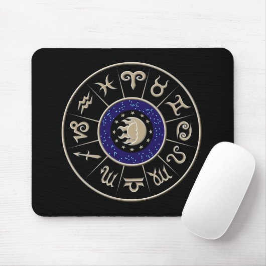 Tierkreis-Kreis Mousepad (Mit Mouse)