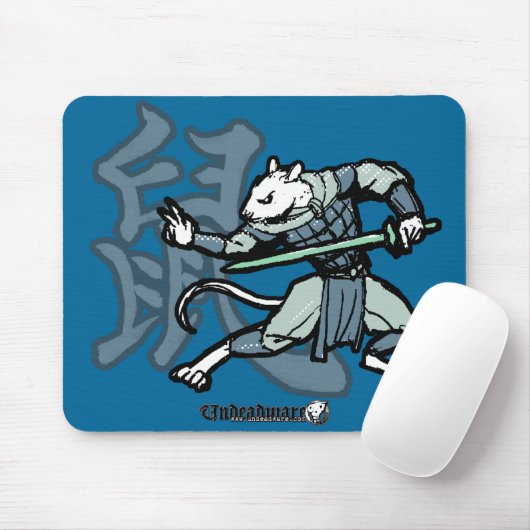 Tierkreis-Krieger: Jahr der Ratte Mousepad (Mit Mouse)