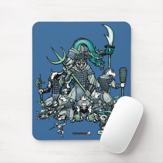 Tierkreis-Krieger Mousepad (Mit Mouse)