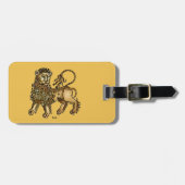 Tierkreis: Löwe, 1482 Gepäckanhänger (Vorderseite horizontal)