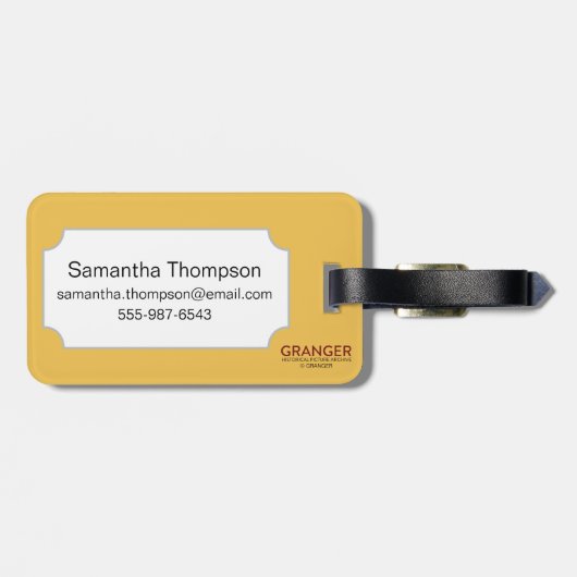 Tierkreis: Löwe, 1482 Gepäckanhänger (Rückseite horizontal)