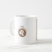 Tierkreis Löwe Kaffeetasse (Vorderseite Links)