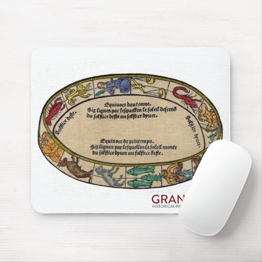 Tierkreis-Mausunterlage Mousepad (Mit Mouse)