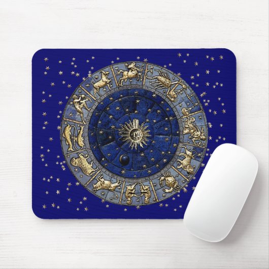 Tierkreis-Rad Mousepad (Mit Mouse)