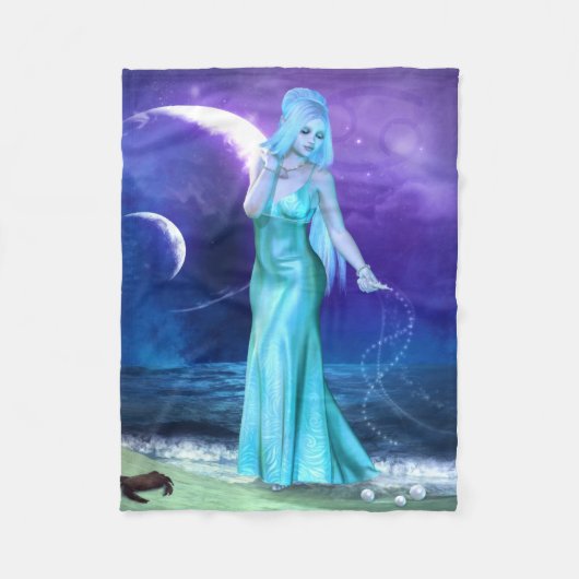 Tierkreis-Reihe: Krebs-Fleece-Decke Fleecedecke (Vorderseite)