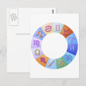 Tierkreis-Ring Postkarte (Vorne/Hinten)