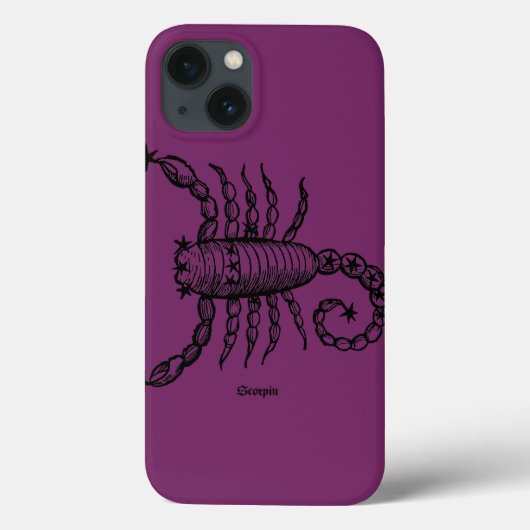 Tierkreis: Skorpion, 1482 Case-Mate iPhone Hülle (Rückseite)