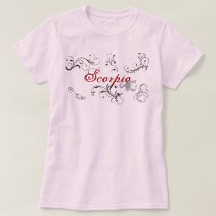 Tierkreis-Skorpions-Skorpions-T - Shirt-rote T-Shirt