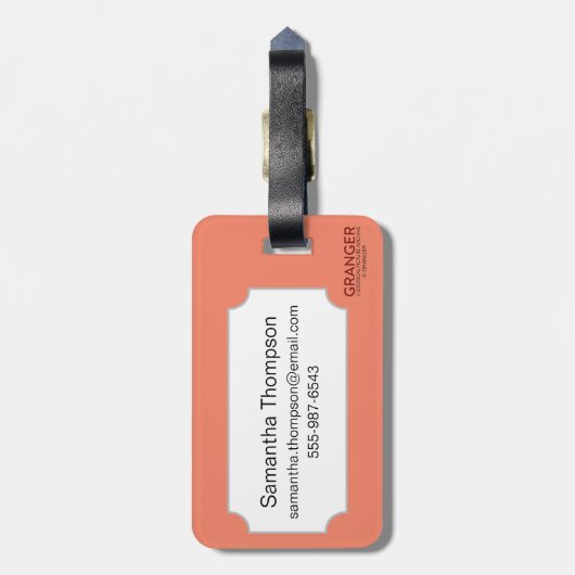 Tierkreis: Steinbock, 1482 Gepäckanhänger (Rückseite vertikal)