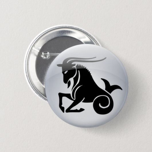 Tierkreis-Steinbock Button (Vorne & Hinten)