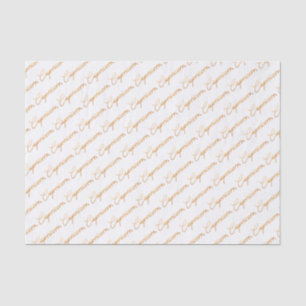 Tierkreis-"Steinbock-" Goldskript-Seidenpapier Seidenpapier