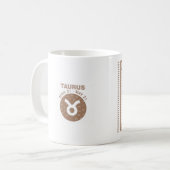 Tierkreis-Stier-Kaffee Kaffeetasse (Vorderseite Links)