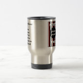 Tierkreis-Streifen-Tasse - Wassermann Reisebecher (Mittel)