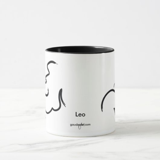 Tierkreis-Tasse "Löwen" Gaudesse Tasse (Zentrum)
