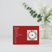 Tierkreis Visitenkarte (Stehend Vorderseite)