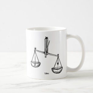 Tierkreis: Waage, 1482 Kaffeetasse