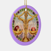 Tierkreis-Waage - fertigen Sie es besonders an! Keramik Ornament (Rechts)