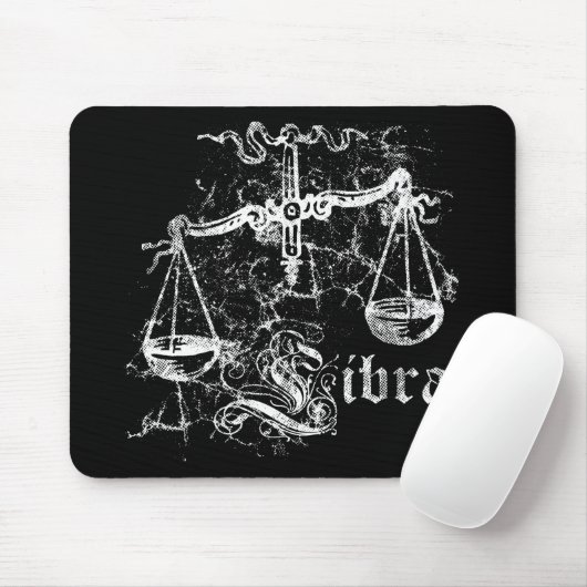 Tierkreis-Waage Mousepad (Mit Mouse)