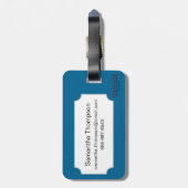 Tierkreis: Wassermann, 1482 Gepäckanhänger (Rückseite vertikal)