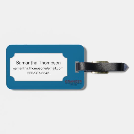 Tierkreis: Wassermann, 1482 Gepäckanhänger (Rückseite horizontal)