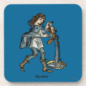 Tierkreis: Wassermann, 1482 Getränkeuntersetzer (Vorderseite)