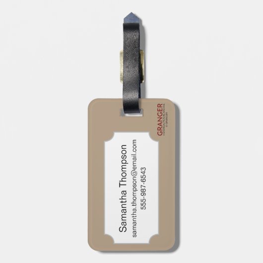 Tierkreis: Widder, 1482 Gepäckanhänger (Rückseite vertikal)